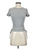 Shein Gray Short Sleeve Top Size S - photo 1