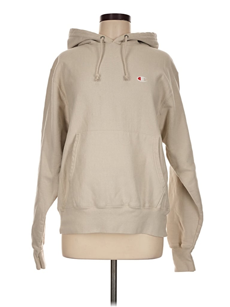 Pre-owned Champion Sweatshirt In Tan