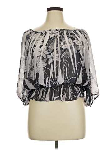 Charlotte Russe Short Sleeve Blouse (view 1)