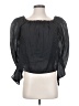 FRAME 100% Ramie Black 3/4 Sleeve Blouse Size XS - photo 1