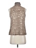 Perseption Concept 100% Nylon Brown Sleeveless Blouse Size S - photo 1