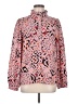 Jade 100% Polyester Animal Print Pink Long Sleeve Blouse Size M - photo 1