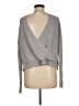 8 Red Butterflies Gray Pullover Sweater Size M - photo 2