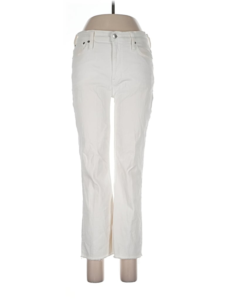 Pre-owned Jcrew Jeans In Ivory