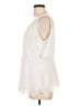 ALLSAINTS 100% Polyester Ivory Sleeveless Blouse Size 10 - photo 5