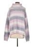 Mia + Tess Tie-dye Purple Pullover Sweater Size M - photo 1