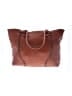 Avorio 100% Leather Brown Orange Leather Tote One size - photo 1