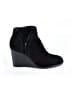 Lucky Brand 100% Leather Black Ankle Boots Size 8 - photo 1