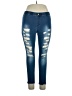 Assorted Brands Solid Blue Jeggings Size XL - photo 1