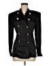 Balmain for H&M 100% Silk Black Silk Blazer Size 6 - photo 1