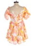 Blue Blush 100% Polyester Orange Romper Size S - photo 2