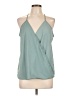 Papermoon 100% Polyester Teal Tank Top Size L - photo 1