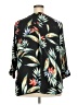 Zac & Rachel 100% Polyester Tropical Black 3/4 Sleeve Blouse Size 2X - photo 2