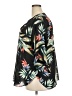 Zac & Rachel 100% Polyester Tropical Black 3/4 Sleeve Blouse Size 2X - photo 5
