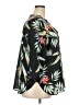 Zac & Rachel 100% Polyester Tropical Black 3/4 Sleeve Blouse Size 2X - photo 4