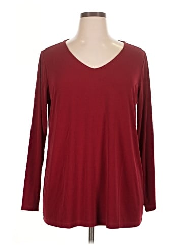 Susan Graver Long Sleeve Top (view 1)