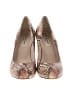 L.K. Bennett 100% Leather Animal Print Brown Tan Heels Size EU 37 1/2 - photo 2