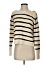 J.Crew Stripes Ivory Turtleneck Sweater Size S - photo 1