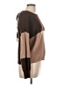 Sweet Wanderer 100% Polyester Color Block Brown Pullover Sweater Size L - photo 4