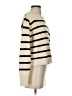 J.Crew Stripes Ivory Turtleneck Sweater Size S - photo 4