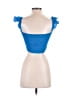 Lulus 100% Rayon Blue Sleeveless Top Size S - photo 2