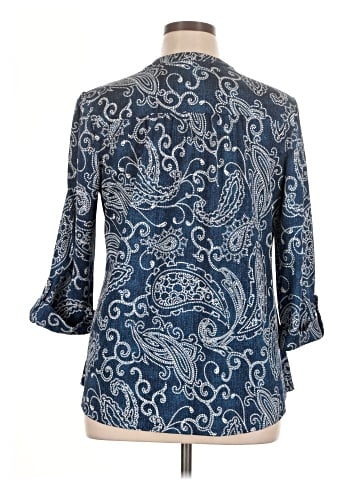 Roz & Ali 3/4 Sleeve Blouse (view 2)
