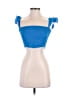 Lulus 100% Rayon Blue Sleeveless Top Size S - photo 1