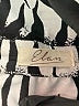 Elan 100% Polyester Animal Print Silver Long Sleeve Blouse Size S - photo 7
