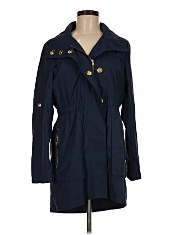 Aqua Trenchcoat (view 1)