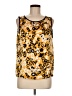 Nine West 100% Polyester Gold Tank Top Size M - photo 1