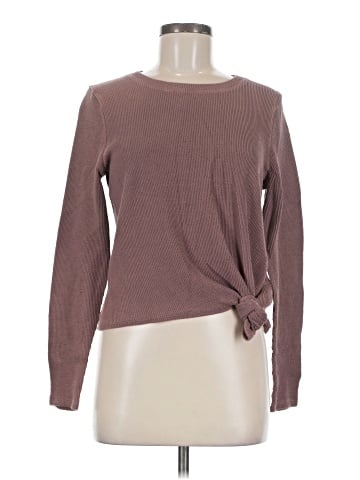 Madewell Texture &amp; Thread Jacquard Knot-Front Top (view 1)