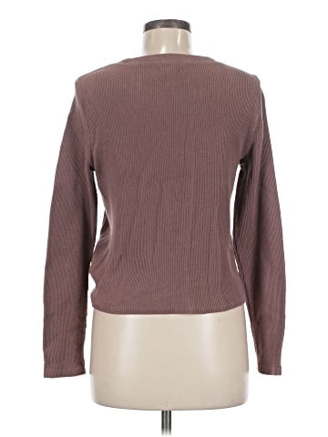 Madewell Texture &amp; Thread Jacquard Knot-Front Top (view 2)