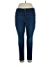 Old Navy Solid Blue Jeans Size 16 - photo 1