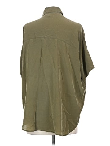 Madewell 3/4 Sleeve Silk Top (view 2)