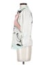 Diane von Furstenberg 100% Silk Color Block Teal Blouse Size 0 - photo 5