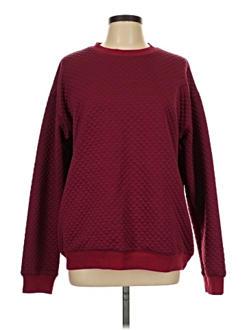Tickled Teal Pullover Sweater (view 1)