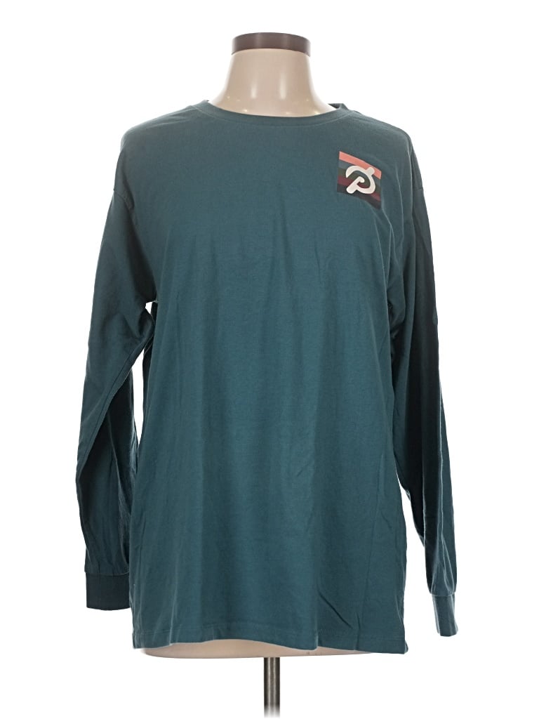 Pre-owned Peloton Long Sleeve T-shirt In Teal