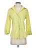 Express Design Studio Yellow 3/4 Sleeve Button-Down Shirt Size S - photo 1