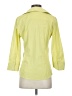 Express Design Studio Yellow 3/4 Sleeve Button-Down Shirt Size S - photo 2