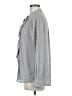 Ann Taylor 100% Polyester Gray Long Sleeve Blouse Size M - photo 5