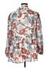 Unbranded 100% Polyester Floral Ivory 3/4 Sleeve Blouse Size XL - photo 2