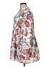 Unbranded 100% Polyester Floral Ivory 3/4 Sleeve Blouse Size XL - photo 5