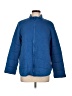 J.Jill 100% Rayon Solid Blue Jacket Size L - photo 1