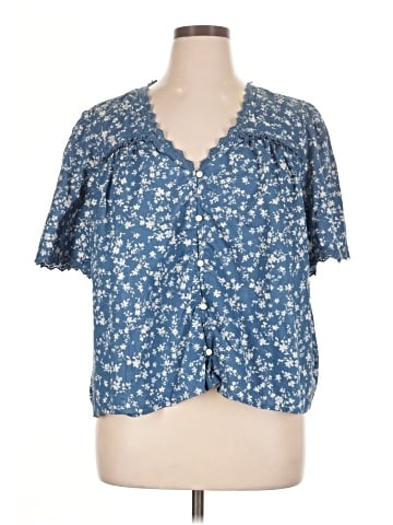 Gap Short Sleeve Blouse (view 1)