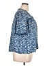 Gap 100% Polyester Blue Short Sleeve Blouse Size XL - photo 4
