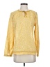 Talbots 100% Cotton Yellow Long Sleeve Blouse Size S - photo 1