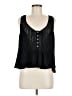 Festi Black Sleeveless Blouse Size 00 - photo 1