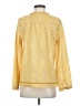 Talbots 100% Cotton Yellow Long Sleeve Blouse Size S - photo 2