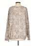 Kaileigh Animal Print Tan Pullover Sweater Size S - photo 2
