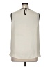 Ann Taylor LOFT 100% Polyester Ivory Sleeveless Blouse Size XL - photo 2